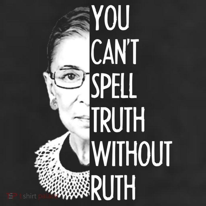 Notorious RBG You Can't Spell Truth without Ruth 25L Jumbo Tote