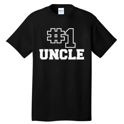 Number One Uncle No. 1 Best Bro Sibling Tall T-Shirt