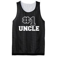 Number One Uncle No. 1 Best Bro Sibling Mesh Reversible Basketball Jersey Tank