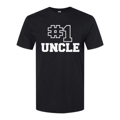 Number One Uncle No. 1 Best Bro Sibling Softstyle CVC T-Shirt