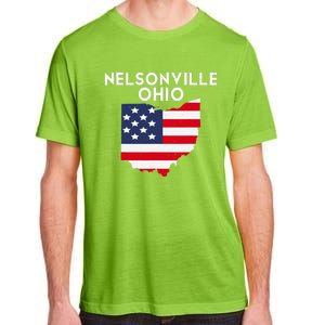 Nelsonville Ohio USA State America Travel Ohioan Adult ChromaSoft Performance T-Shirt