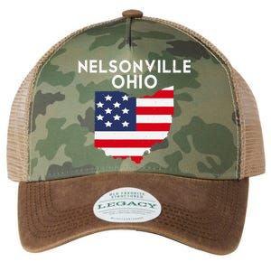 Nelsonville Ohio USA State America Travel Ohioan Legacy Tie Dye Trucker Hat