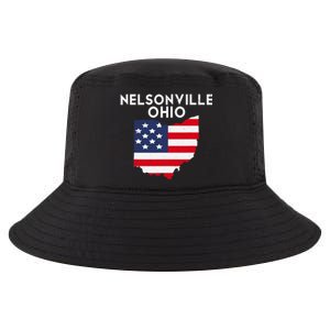 Nelsonville Ohio USA State America Travel Ohioan Cool Comfort Performance Bucket Hat