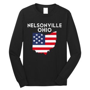 Nelsonville Ohio USA State America Travel Ohioan Long Sleeve Shirt