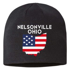 Nelsonville Ohio USA State America Travel Ohioan Sustainable Beanie