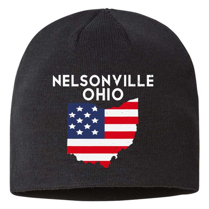 Nelsonville Ohio USA State America Travel Ohioan Sustainable Beanie