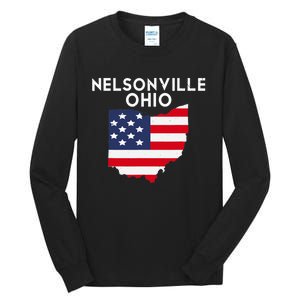 Nelsonville Ohio USA State America Travel Ohioan Tall Long Sleeve T-Shirt