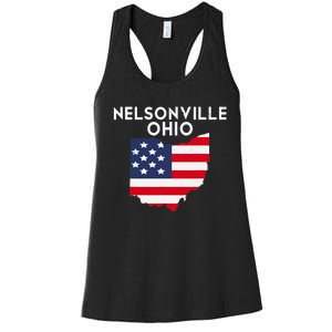 Nelsonville Ohio USA State America Travel Ohioan Women's Racerback Tank