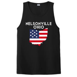 Nelsonville Ohio USA State America Travel Ohioan PosiCharge Competitor Tank