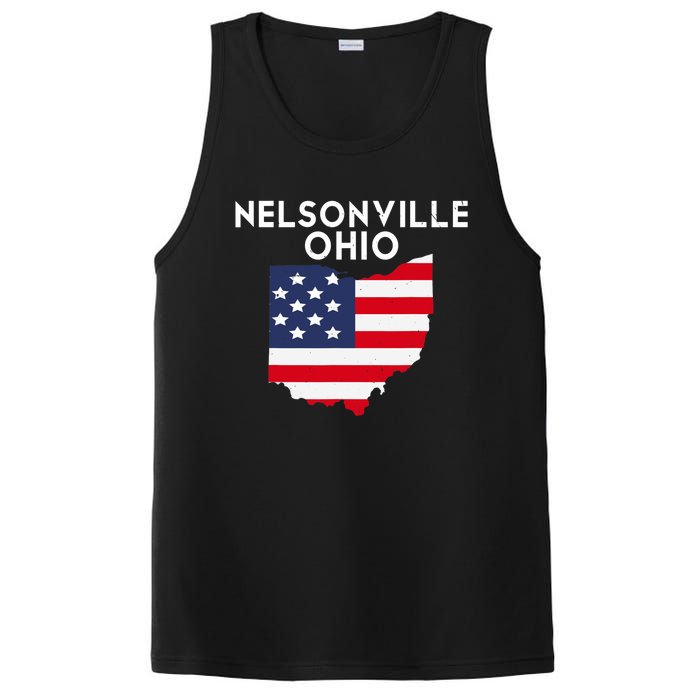 Nelsonville Ohio USA State America Travel Ohioan PosiCharge Competitor Tank