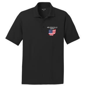 Nelsonville Ohio USA State America Travel Ohioan PosiCharge RacerMesh Polo