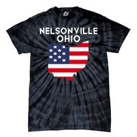 Nelsonville Ohio USA State America Travel Ohioan Tie-Dye T-Shirt