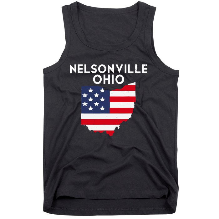 Nelsonville Ohio USA State America Travel Ohioan Tank Top