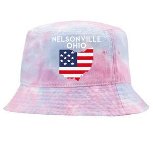 Nelsonville Ohio USA State America Travel Ohioan Tie-Dyed Bucket Hat