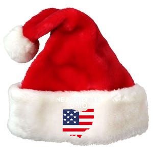 Nelsonville Ohio USA State America Travel Ohioan Premium Christmas Santa Hat