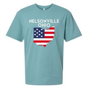 Nelsonville Ohio USA State America Travel Ohioan Sueded Cloud Jersey T-Shirt