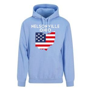 Nelsonville Ohio USA State America Travel Ohioan Unisex Surf Hoodie