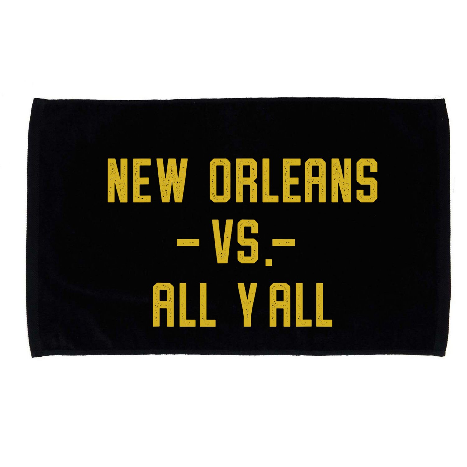 New Orleans Vs All Yall For YAll Funny Louisiana Vintage Microfiber Hand Towel
