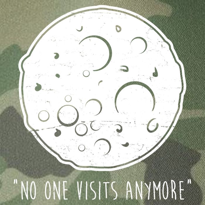 No One Visits Anymore Moon Space Legacy Tie Dye Trucker Hat