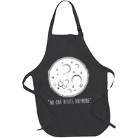 No One Visits Anymore Moon Space Apron