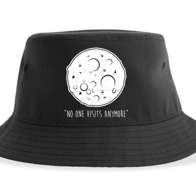 No One Visits Anymore Moon Space Sustainable Bucket Hat