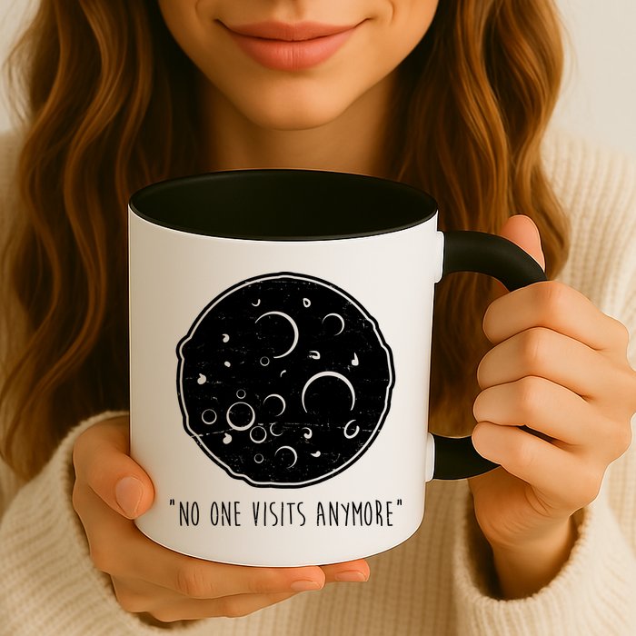 No One Visits Anymore Moon Space Mug