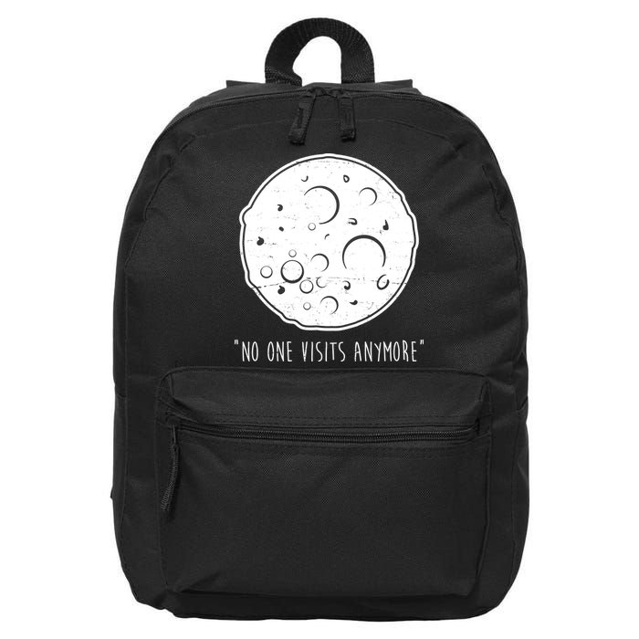 No One Visits Anymore Moon Space 16 in Basic Backpack