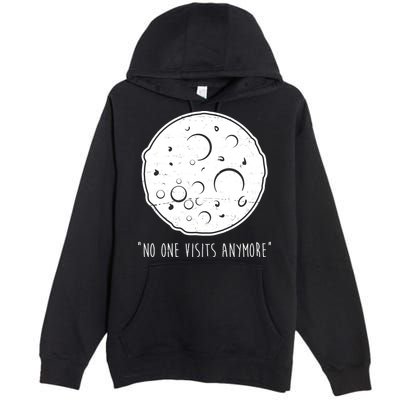 No One Visits Anymore Moon Space Premium Pullover Hoodie