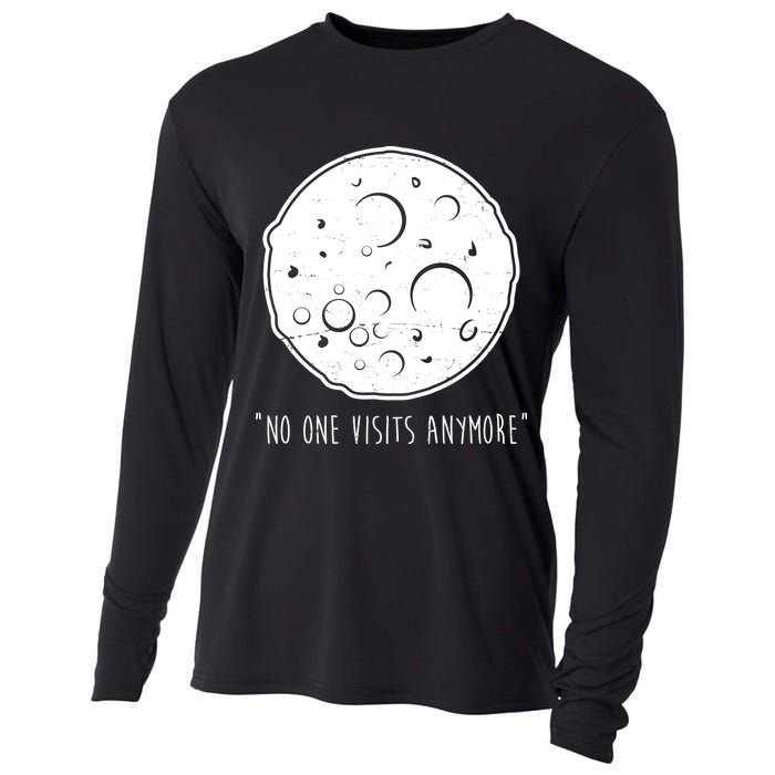 No One Visits Anymore Moon Space Cooling Performance Long Sleeve Crew