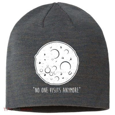 No One Visits Anymore Moon Space Sustainable Beanie