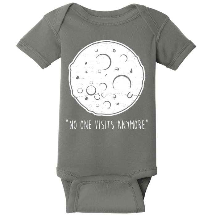 No One Visits Anymore Moon Space Baby Bodysuit