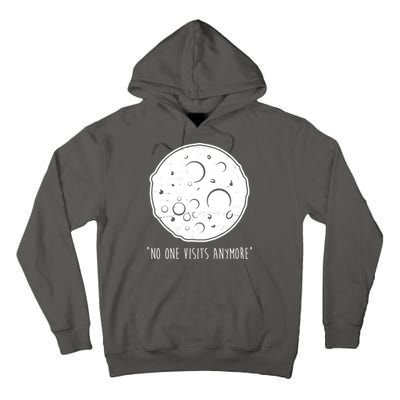 No One Visits Anymore Moon Space Tall Hoodie