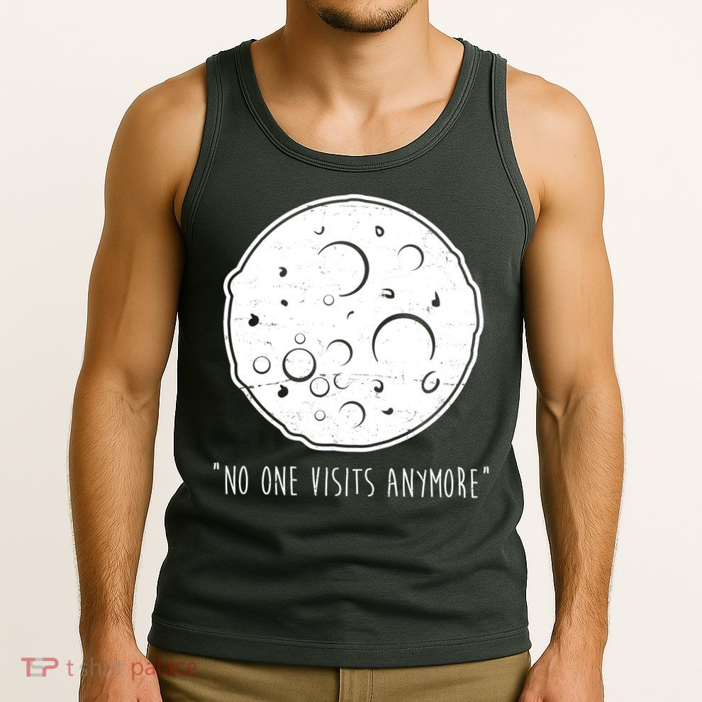 No One Visits Anymore Moon Space Tank Top