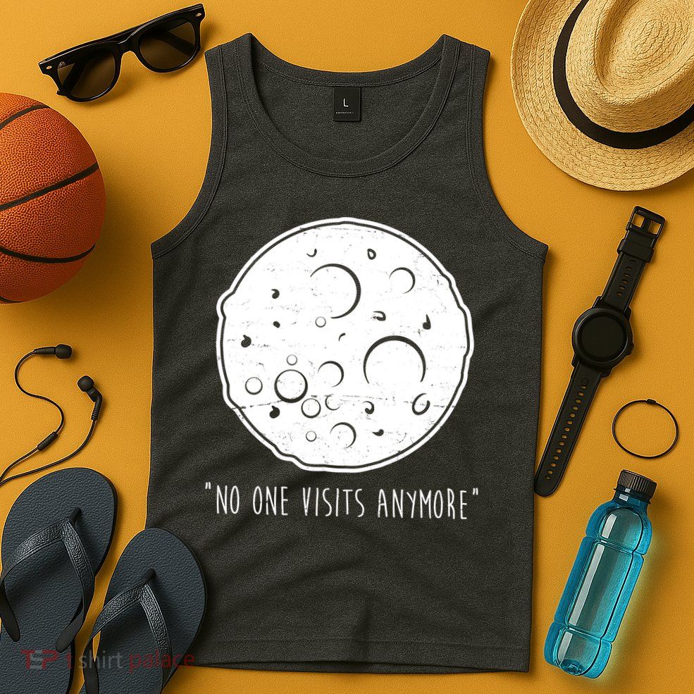 No One Visits Anymore Moon Space Tank Top