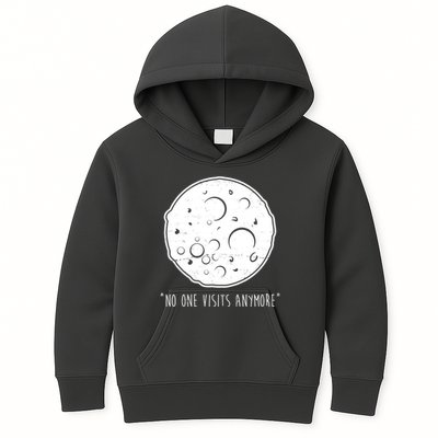 No One Visits Anymore Moon Space Kids Hoodie
