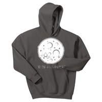 No One Visits Anymore Moon Space Kids Hoodie