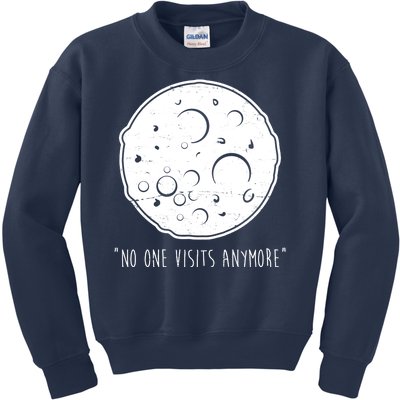 No One Visits Anymore Moon Space Kids Sweatshirt