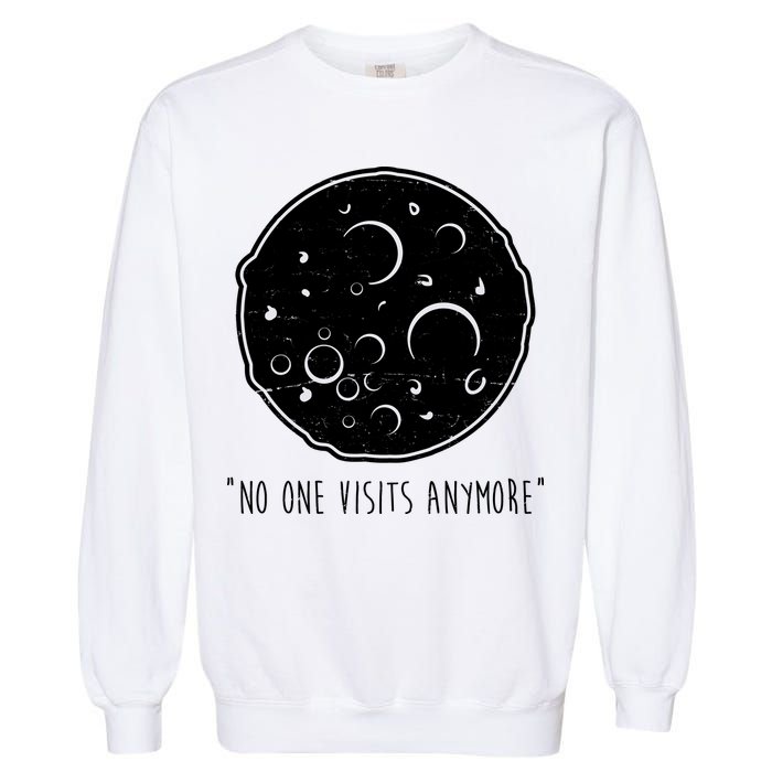 No One Visits Anymore Moon Space Garment-Dyed Sweatshirt
