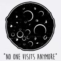 No One Visits Anymore Moon Space Garment-Dyed Sweatshirt