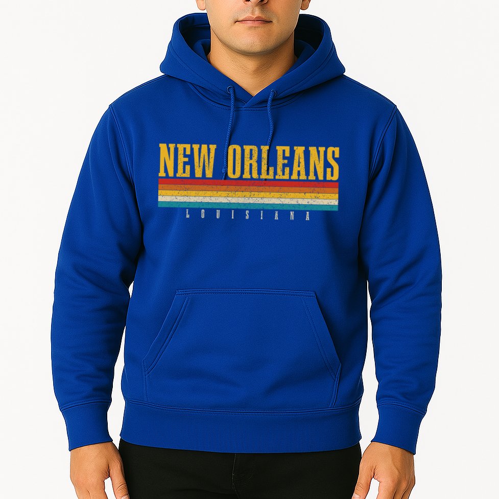 New Orleans Vintage Louisiana Gift Hoodie