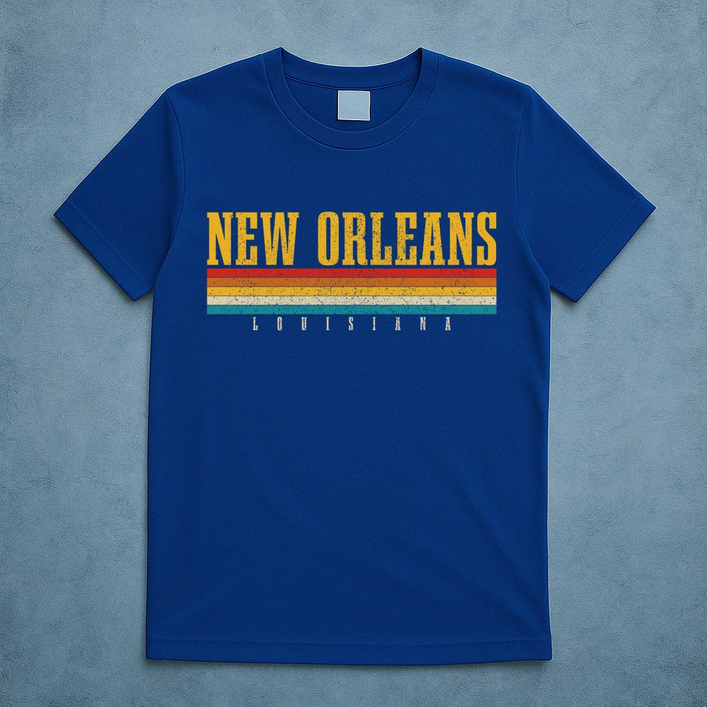 New Orleans Vintage Louisiana Gift T-Shirt