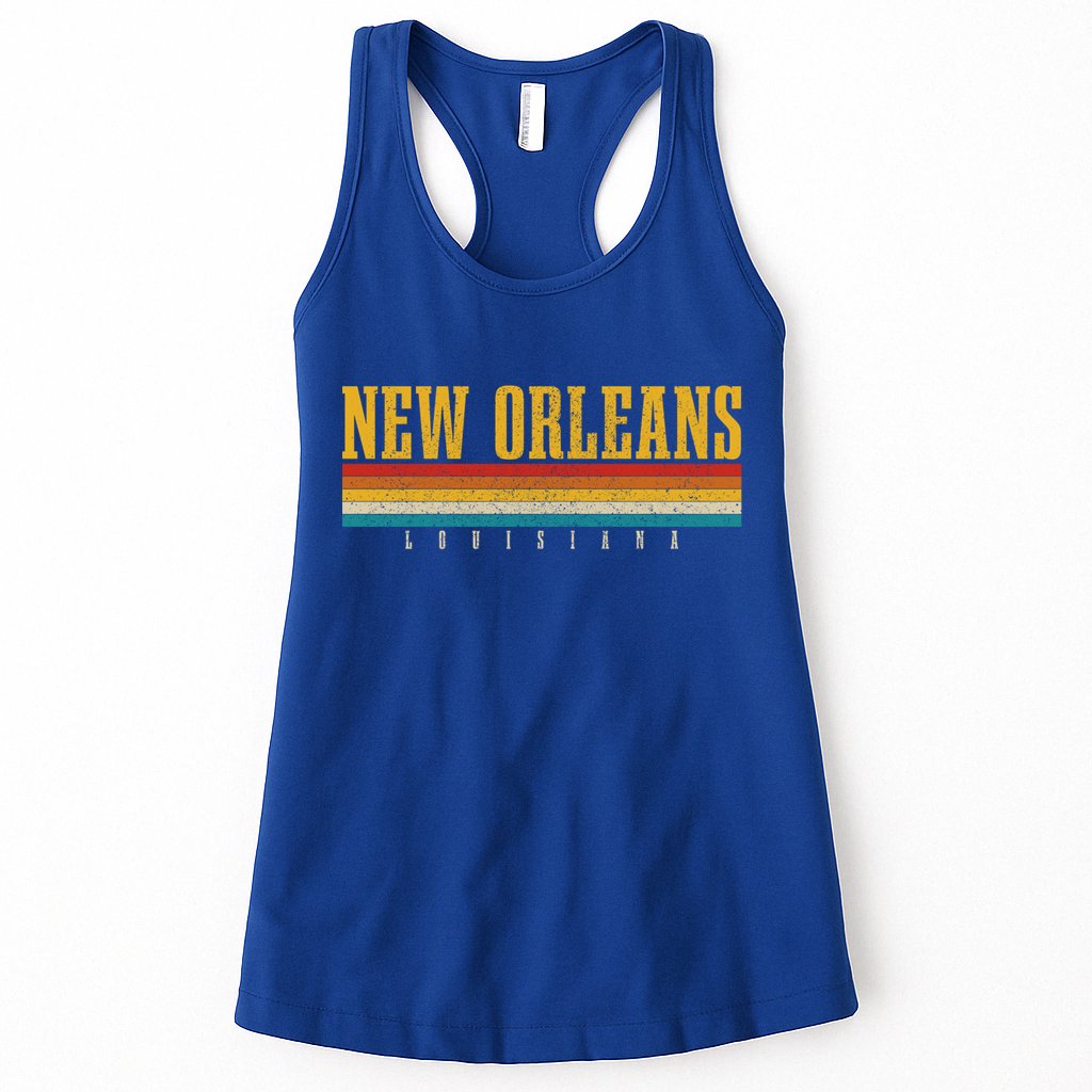 New Orleans Vintage Louisiana Gift Womens Tank Top
