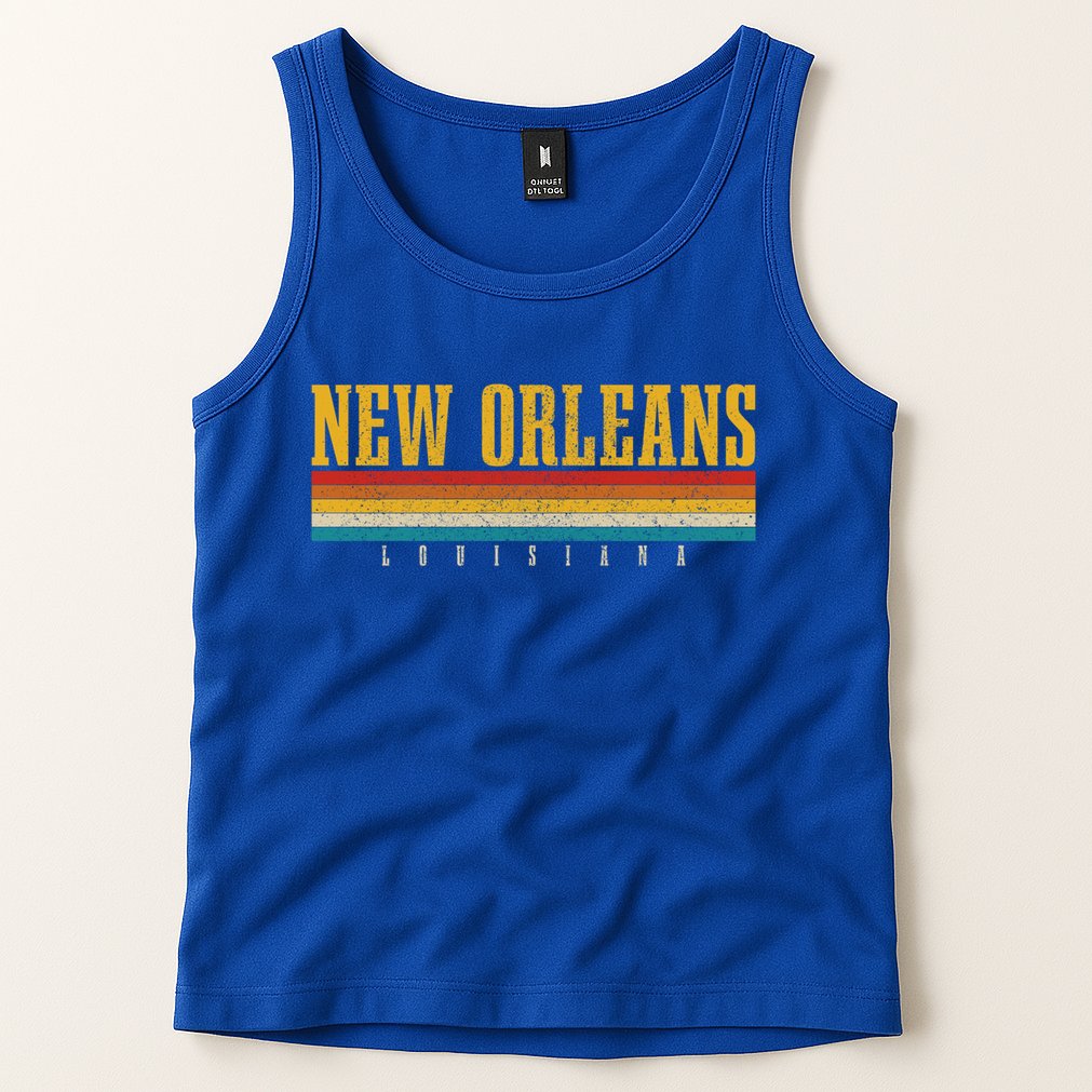 New Orleans Vintage Louisiana Gift Tank Top
