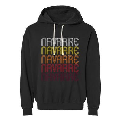 Navarre Oh Vintage Style Ohio Garment-Dyed Fleece Hoodie