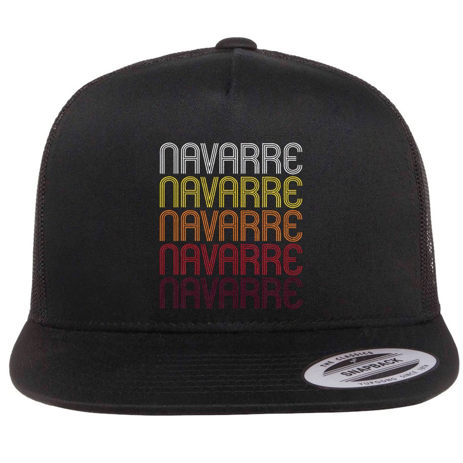 Navarre Oh Vintage Style Ohio Flat Bill Trucker Hat