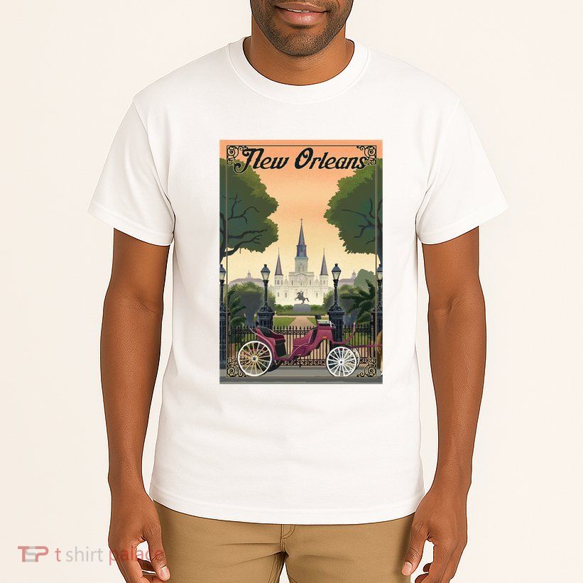 New Orleans Vintage Travel Poster Tall T-Shirt