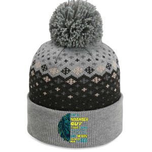 November Birthday Guy Has 3 Sides Sweet Funny Crazy  The Baniff Cuffed Pom Beanie