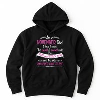 November Girl Sweet But Crazy Funny Birthday Hoodie