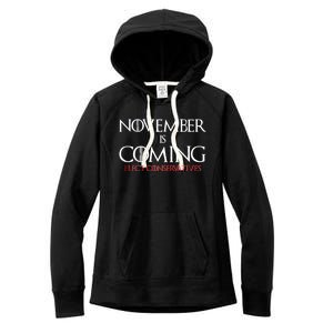 November is Coming Elect Conservatives Election Women's Fleece Hoodie