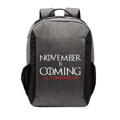 November is Coming Elect Conservatives Election Vector Backpack